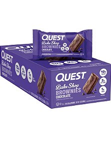 Brownies de Chocolate Quest Bake Shop (caixa com 10 unidades)