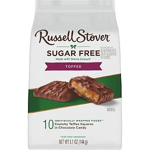 Chocolate Russel Stover Toffee 439 gramas