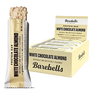 Barebells Barra Proteica White Chocolate Almond 20g Proteína – Caixa 12 Unidades