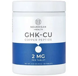 Neurogan Health, Peptídeo de Cobre GHK-CU, 120 mcg, 60 Comprimidos