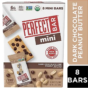 Perfect Bar Mini Proteína com Amendoim e Chocolate Amargo 8 Unidades