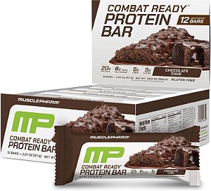 MusclePharm Combat Sport Bar Chocolate Cake 12 Barras
