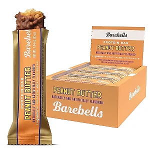 Barebells Protein Bar Pasta de Amendoim 20 g de Proteína – 12 Barras