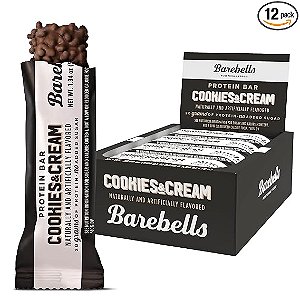 Barebells Cookies & Cream 20 g de Proteína – 12 Barras