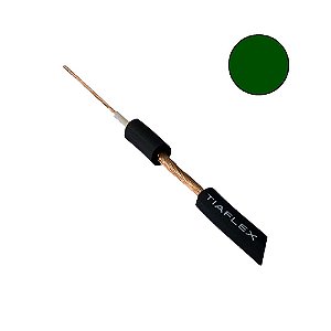 Cabo Audio Frequência Guitarra AF(E) 1 x 0,50mm - Verde Esc. - rolo com 100 mts