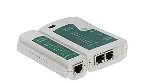 Testador de Cabo De Rede Profissional Cat-6 Cat-5 E Rj-11 Rj-45 - speedy lan