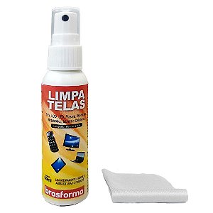 KIT Limpa Telas (Spray 60ml + Flanela Anti Risco)