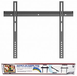 Suporte Fixo Slim Para Tvs De Lcd, Led E Plasma De 32 Até 65