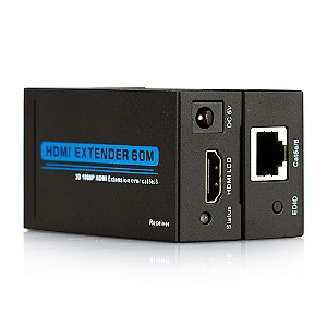 Extensor hdmi 60 metros Cat5 Cat6 Full HD  - Ativo