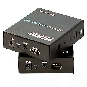 Extensor Hdmi 120 metros Cat5 Cat6 Tx Rx  JCINFRA