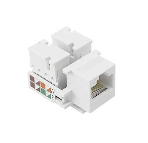 Conector Rj-45 Fêmea Keystone Cat5 Speed lan