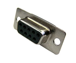 Conector Db9 Fêmea Padrão Solda Fio