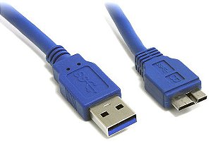 Cabo Usb Micro 3.0 Para Hd Externo 1.80m - Conexão sem limites