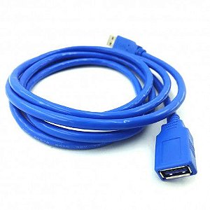 Cabo Usb Extensor Macho E Fêmea 1.50 Metros 3.0