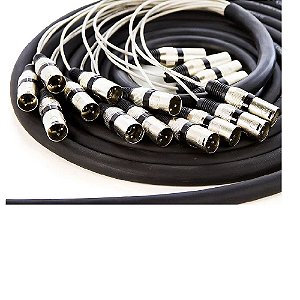 Multicabos com Conectores XLR 16 Vias - Amphenol