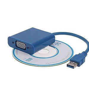 Cabo Conversor USB 3.0 para vga monitor - Conexão sem limites