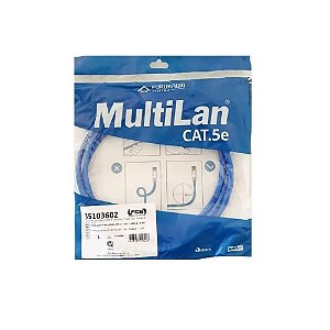 Patch Cord cat5e cm Multlan 1,5 metros furukawa