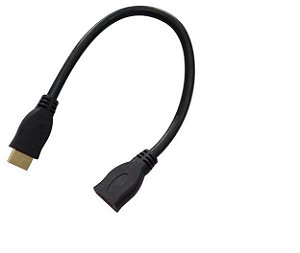 Cabo Extensor Hdmi 1.4 4K macho x femea 30Cm