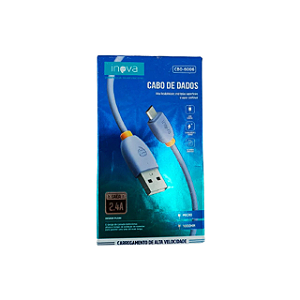 Cabo Inova - USB V8 - 2.4A - 1 Metro