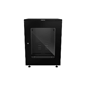 RACK DE PISO 16UX19PX570MM DESMONTADO PRETO INTELBRAS