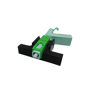 CONECTOR ÓPTICO DE CAMPO SC/APC CLIP E TRAVA VERDE 10 PC