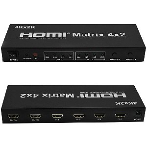 Switch matrix HDMI 4x2 2.0  JCINFRA