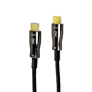 Cabo HDMI  8K Fibra Óptica 5mts Blindado desmontável  JCINFRA