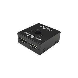 Switch HDMI 4K com Interruptor Bi-Direção HDMI 2.0 1x2 ou 2x1