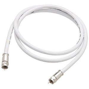 10 Adaptador Conector F Antena Tv 90 Graus L Coaxial Cromado