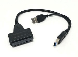 Cabo Adaptador  USB 3.0 para Sata 2.5 e 3.5 Ativo