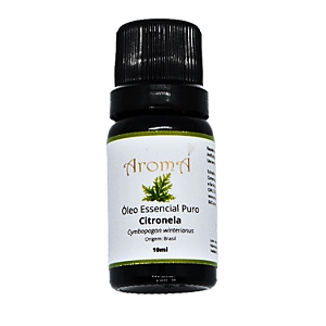 Óleo Essencial de Citronela Aromá 10ml - Repelente Natural