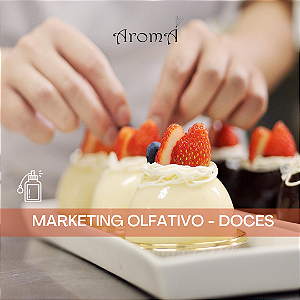 Marketing Olfativo - Fragrância CHOCOLATE com MORANGO Aromá (Refil concentrado 160ml)