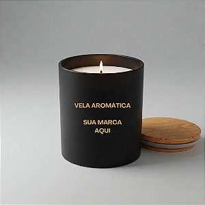 Vela Aromática Premium Personalizada com sua Logo 100g - 500 peças