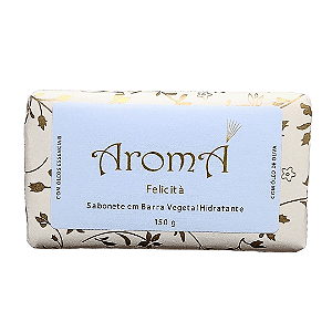 Sabonete em Barra Vegetal Hidratante Felicità 150g Aromá