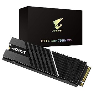 SSD Gigabyte AORUS Gen4 7000s 1TB, M.2 2280, Leitura: 7000MB/s e Gravação: 5500MB/s - GP-AG70S1TB