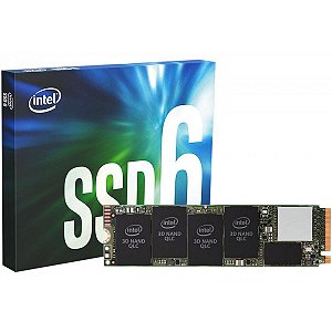 SSD Intel 660P, 512GB, M.2 2280, NVMe, Leitura 1500MBs e Gravação 1000MBs, SSDPEKNW512G8X1