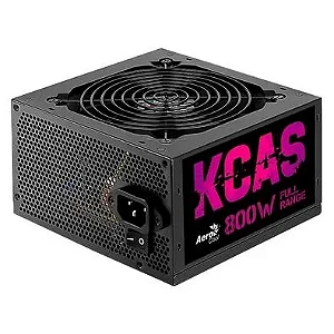 FONTE AEROCOOL KCAS FULL RANGE, 800W, 80 PLUS BRONZE , KCAS-800W