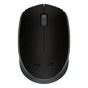 Mouse sem fio Logitech M170 com Design Ambidestro Compacto, Conexão USB e Pilha Inclusa, Preto - 910-004940
