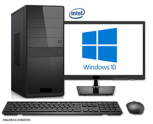 Computador Completo Home Pro Intel Core i7 4790, 16GB DDR3, SSD 480GB, Monitor LED 21,5, Teclado e Mouse USB