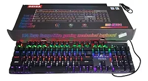 TECLADO MECANICO SEISA DN-K104 RAINBOWN