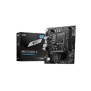 Placa Mãe MSI PRO B760M-E LGA 1700 Intel B760 mATX DDR5