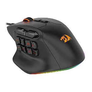 Mouse Gamer Redragon Aatrox RGB M811-RGB - 15 Botões Programáveis Mmo 12400 Dpi