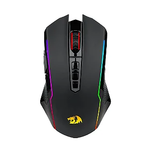 Mouse Gamer Redragon Nix, RGB, 10000DPI, 9 Botoes, Wireless, Preto, M914-RGB
