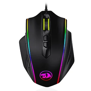 MOUSE GAMER REDRAGON VAMPIRE, RGB, USB, 10000DPI, 8 BOTÕES, BLACK - M720-RGB
