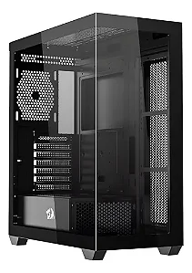 GABINETE REDRAGON DEFLECT FLOW PRETO  S/FAN CA-609B