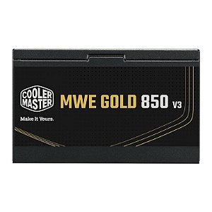 Fonte Cooler Master ATX 3.1 850W MWE Gold 850 V3 PFC Ativo 80 Plus Gold