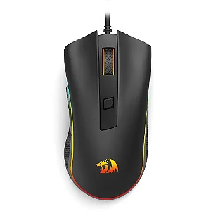 Mouse Gamer Redragon Cobra Cypher Lite RGB M611-RGB Preto