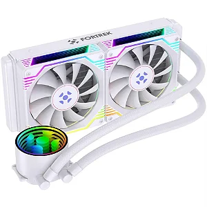 Water Cooler 240mm Fortrek Breezy, RGB, White - Breezy 240