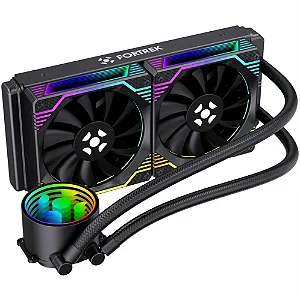 Water Cooler 240mm Fortrek Breezy, RGB, Black - Breezy 240
