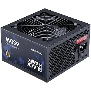 Fonte Gamer Atx Fortrek Black Hawk 650w 80 Plus Bronze Pfc Ativo